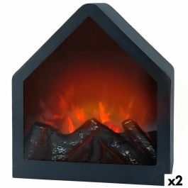 Chimenea Eléctrica Decorativa de Pared Ambients 20 x 23 x 14 cm (2 Unidades) Precio: 30.89000046. SKU: B1H77N6DBZ