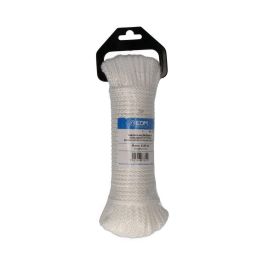 Edm Cuerda trenzada nylon blanco granate, calibre 6 mm x 25 m, madeja trenzada