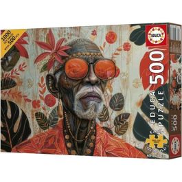 Educa 20238 Puzzle 500 Piezas Guardian De Los Trópicos para adultos, piezas grandes, con pegamento Fix Puzzle 68x48 cm