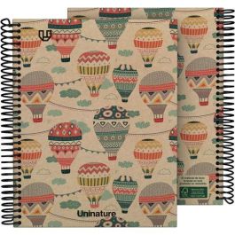 Grafoplás Cuaderno Espiral A5 80Hojas 90g/m² Cuadrícula 4mm Kraft y Cartón Reciclado Certificado FSC® Precio: 3.50000002. SKU: B1CLZJZ8Z6
