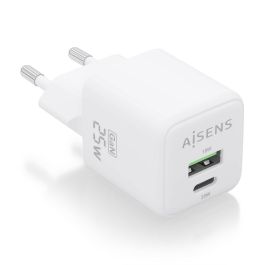 AISENS - CARGADOR GaN 25W, 1xUSB-C PD3.0 QC4.0, 1xUSB-A QC3.0, BLANCO Precio: 5.98999973. SKU: B1GBD4JTTW