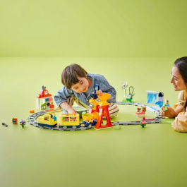 Lego 10428 El gran tren comunitario interactivo DUPLO My Town - Juguetes de aprendizaje temprano 3 años