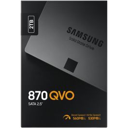 Samsung 870 QVO MZ-77Q2T0 - Disco SSD interno 2TB 2.5" SATA III V-NAND MLC para PC/Portátil, hasta 560MB/s