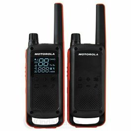 Motorola Walkie Talkie Tlkr - T82 Negro, Resistente IPx2, Alcance 10 km, Linterna LED, B8P00811EDRMAW Precio: 117.49999998. SKU: S0409682