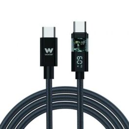 Cable USB 2.0 Tipo-C Woxter PE26-186/ USB Tipo-C Macho - USB Tipo-C Macho/ Hasta 100W/ 480Mbps/ 2m/ Negro Precio: 9.5000004. SKU: B1E53ES3FL
