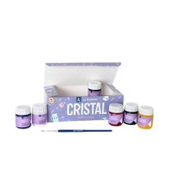 La Pajarita Pintura Crystal al Agua Surtido 6 Colores - Blanco, Amarillo, Rojo, Azul, Verde, Negro Precio: 8.79000023. SKU: B1AW65ACQF