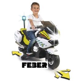 Feber Moto Batería Guardia Civil 12V Infantil con Luces y Sonidos 3+ Años (113x84x52 cm)