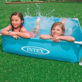 Piscina cuadrada desmontable mini frame (capacidad 342 litros) (+ 2 años) 122x122x30 cm