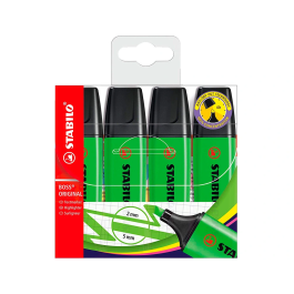 Stabilo Marcador Fluorescente Estuche 4 Colores Pastel