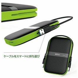Disco Duro Externo Silicon Power A60 2.5" USB 3.0 1 TB Anti-shock Waterproof Negro Disco Duro Externo Silicon Power A60 2.5" USB 3.0 1 TB Anti-shock Waterproof Negro