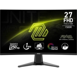 Msi 1719275944898 Monitor Gaming 27'' Curvo 1500R QHD 1ms 250Hz HDR Ready Sincronización Adaptativa Precio: 181.78999949. SKU: B19NFPYC6K