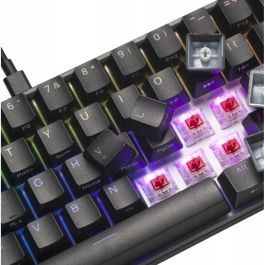 Teclado mecánico Mad Catz KS63NMUSBL000-0 Negro Multicolor Monocromo Teclado mecánico Mad Catz KS63NMUSBL000-0 Negro Multicolor Monocromo