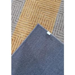 DKD Home Decor Alfombra Urban Amarillo Poliester 240 x 60 cm