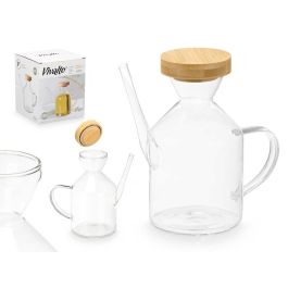 Aceitera Tapon Bambu 600Ml Vivalto 17X15CM (12 Unidades) Precio: 78.58999973. SKU: B1GZLFTEEL