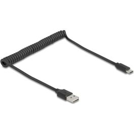 DeLOCK Cable USB 2.0 tipo A macho a USB Type-C, espiral Precio: 34.89999975. SKU: B17LN6KDM2