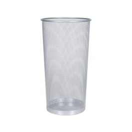 Q-connect Paraguero Metálico Rejilla KF00828 Plata Ø 26,5 x 50 cm