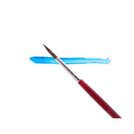 Liderpapel Pincel Acuarela Nº 4 Pelo Engomado Virola Cromada Madera 20x215x60 mm