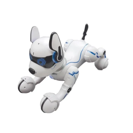 Lexibook Power Puppy - Mi perro robot inteligente, programable y táctil con control remoto, enseña números, baila y canta