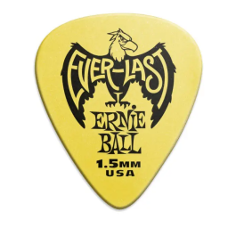 Ernieball Bolsa De Púas Everlast Amarilla 1,5 Mm - 12 Unidades