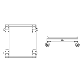 JBLPRO Transportador Vertical 54x87x59 cm