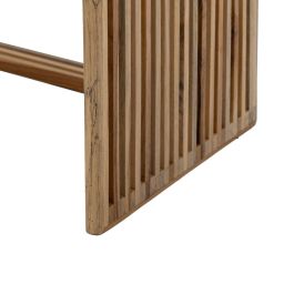S/2 Consola Natural Madera de Teca 85 X 30 X 86 cm
