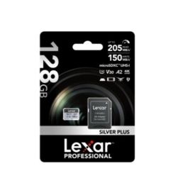 Tarjeta Micro SD Lexar High Performance SILVER PLUS 128 GB