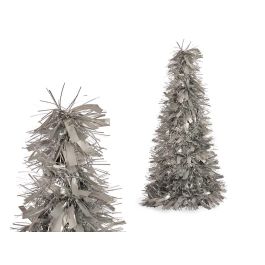 Árbol Espumillón Mate Plata Krist+ 27x45x27 cm - Decoración Navideña (12 Unidades) Precio: 49.69000036. SKU: B16KHL3CD8