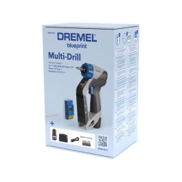 Dremel DD12V-S1 Taladro Inalámbrico 3 en 1 12V con 9 Accesorios, 1 Batería 2Ah + Cargador