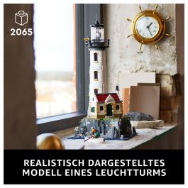 LEGO Ideas 21335 Motorisierter Leuchtturm (Faro Motorizado) - Juego de Construcción 2065 Piezas para Adultos
