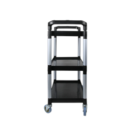 Q-connect Carro de Servicio Multifuncional con 3 Estantes de Polipropileno 830x420x970 mm