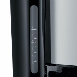 SEVERIN KA4845 Cafetera con filtro isotérmico TypeSwitch, Selector de aroma, 8 tazas, Capacidad: 1 L, Potencia: 1000 W, Acero inoxidable / Negro