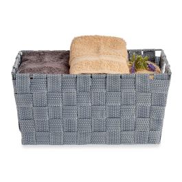 Cesta de Tela Kipit Gris 30x14x20 cm - 5L (18 Unidades) Cesta de Tela Kipit Gris 30x14x20 cm - 5L (18 Unidades)