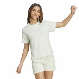 Camiseta de Manga Corta Mujer Adidas Essentials Small Logo Verde