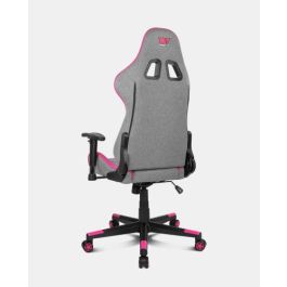 Drift DR90 PRO Silla para videojuegos de PC, Asiento acolchado Gris y Rosa