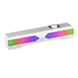 Mars Gaming Altavoces Convertibles 2 en 1 MSDUOW Soundbar y Altavoces 2.0 Blanco con RGB Mesh, Bluetooth 5.0 y Sonido DSP, 15W Precio: 16.50000044. SKU: B18PTGKTDX