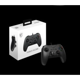 MSI S10-04G0090-EC4 Gamepad Force GC200 Negro, USB 3.0, con Gatillos Efecto Hall y Palancas Analógicas para Gamers