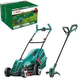 Cortacésped eléctrico BOSCH ARM 34 - ancho de corte 34 cm - 1300W + cortabordes - EasyGrassCut 23 - 280W - diámetro de corte 23 cm