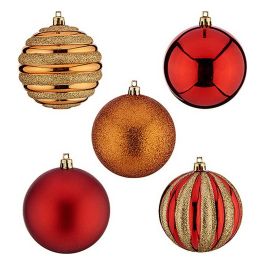 Bolas de Navidad Ø 8 cm 30 unidades Rojo Dorado Naranja PVC Precio: 12.50000059. SKU: B19KRCZMYY