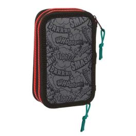 Estuche Escolar My Hero Academia Negro 12.5 x 19.5 x 4 cm 28 piezas