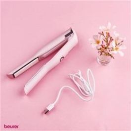 Beurer HS-20 Plancha de Cabello Sin Cable Portátil para Viaje