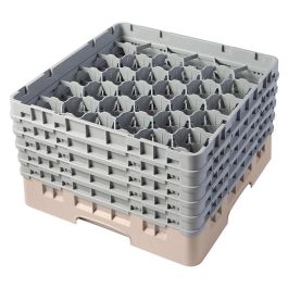 CAMBRO - 30S958-184 - Cesta de lavado 30 comp. 5 alturas - 7,84 cm Ø máx. - alt. máx. 25,8 cm - 50 x 50 x 30,8 cm - Beige Precio: 113.69000038. SKU: B1AHX4W6T6