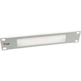 EQUIP 327533 Panel pasacables con cepillo 1U Gris Claro Acero
