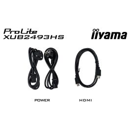 Iiyama XUB2493HS-B6 Monitor 24" IPS FHD 1920x1080 100Hz 4ms HDMI DisplayPort Altavoces Ajuste Altura