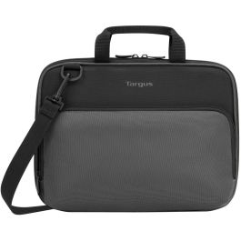 Targus 11.6" Work-in Essentials Case para Chromebook - Estuche Protector con Asa, Correa y Bolsillo, Negro/Gris