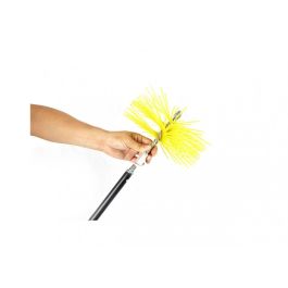 Massó Erizo Deshollinador Ø150 mm Nylon para Tubos de Acero Inoxidable y Galvanizados