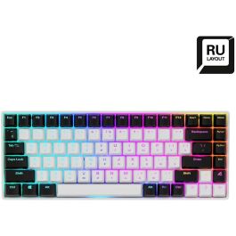 Sharkoon SKILLER SGK50 S3 Teclado Mecánico Gateron Yellow Ruso, 75% QWERTY USB RGB Blanco Precio: 113.58999993. SKU: B1AJSDJL96