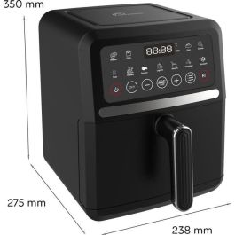 Little Balance 8725 Freidora dietética Crousty light 5 L 1500 W 12 programas Negra