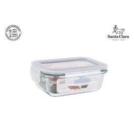 Santa Clara Fiambrera Rectangular Tapa Hermética 375cc 14.5x11 cm Clara (12 Unidades) Precio: 27.85178. SKU: B1B4LDFEHR