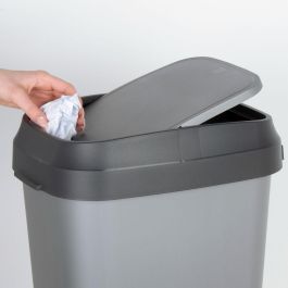 Cubo de basura Curver Gris oscuro Plástico 35 L (6 Unidades) Cubo de basura Curver Gris oscuro Plástico 35 L (6 Unidades)