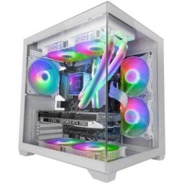 Mars Gaming MCVIEW2W Caja Gaming Minitorre MC-VIEW2 Blanca | Cristal Templado Panorámico FRGB | MicroATX | Refrig. Líquida 240mm Precio: 52.5000003. SKU: B1G6SBVD7T